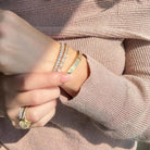 Diamond French Set Bangle