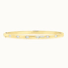 Lennon Burnished Marquise Bangle