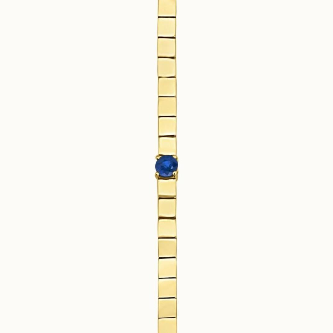 Round Sapphire Bracelet