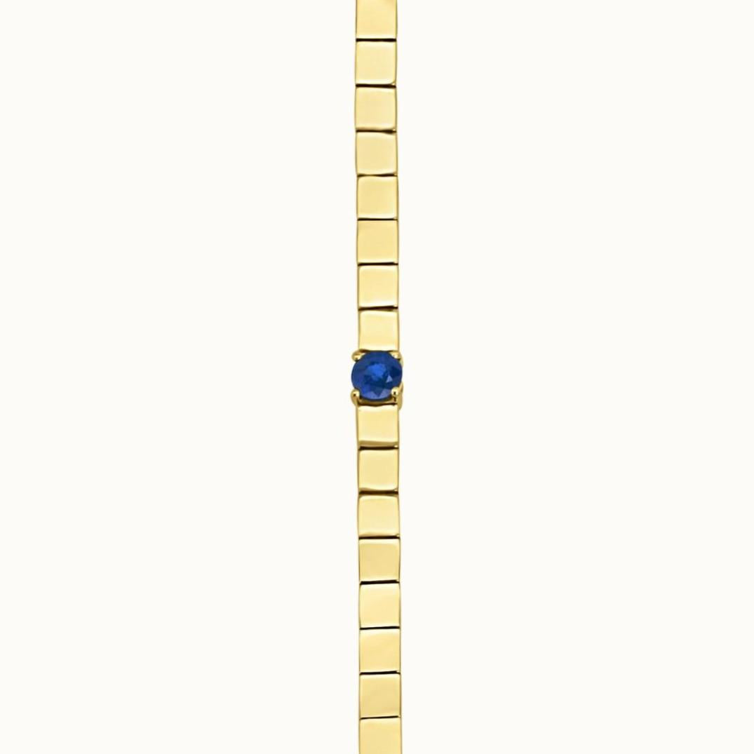 Round Sapphire Bracelet