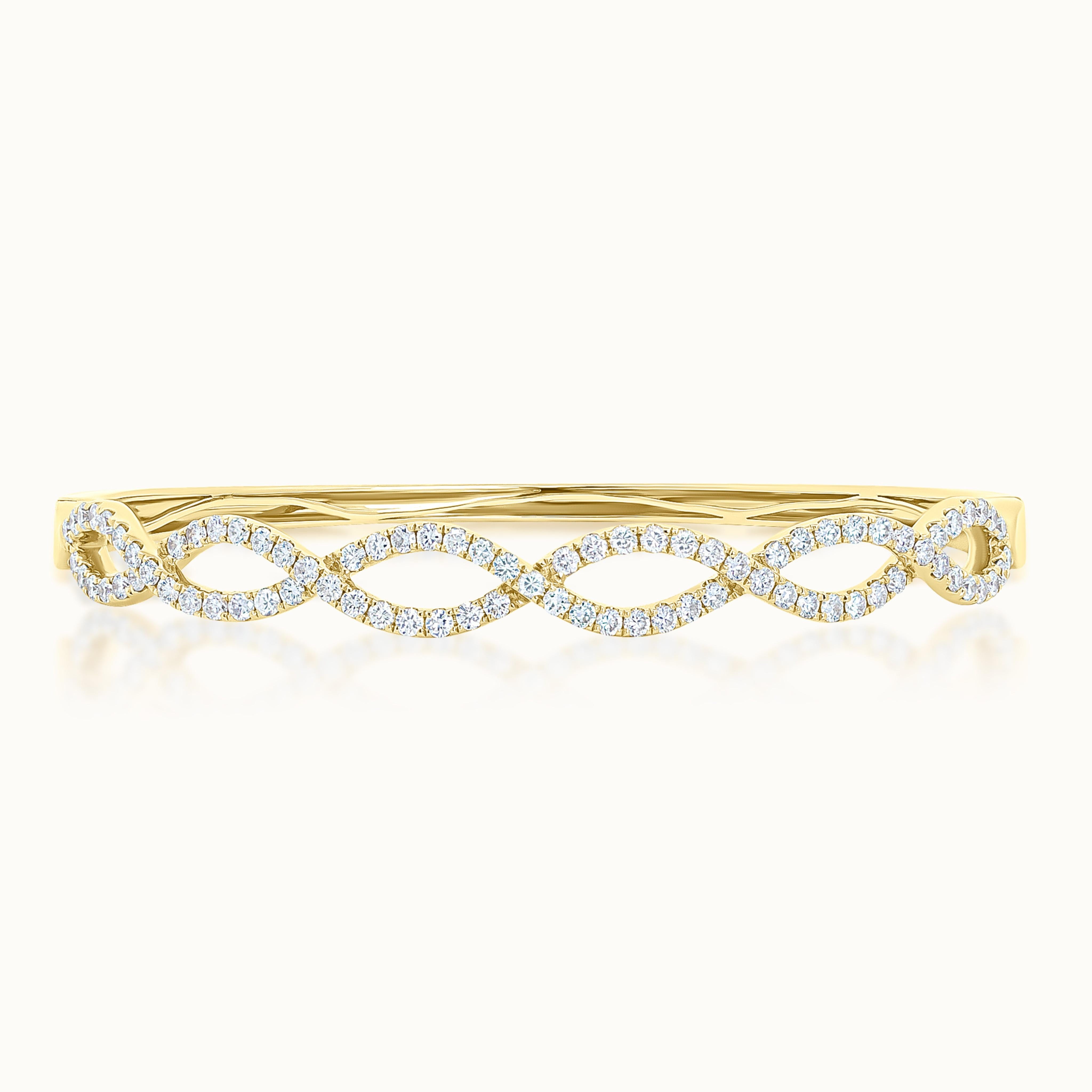 Infinity Diamond Bangle