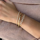 Infinity Diamond Bangle