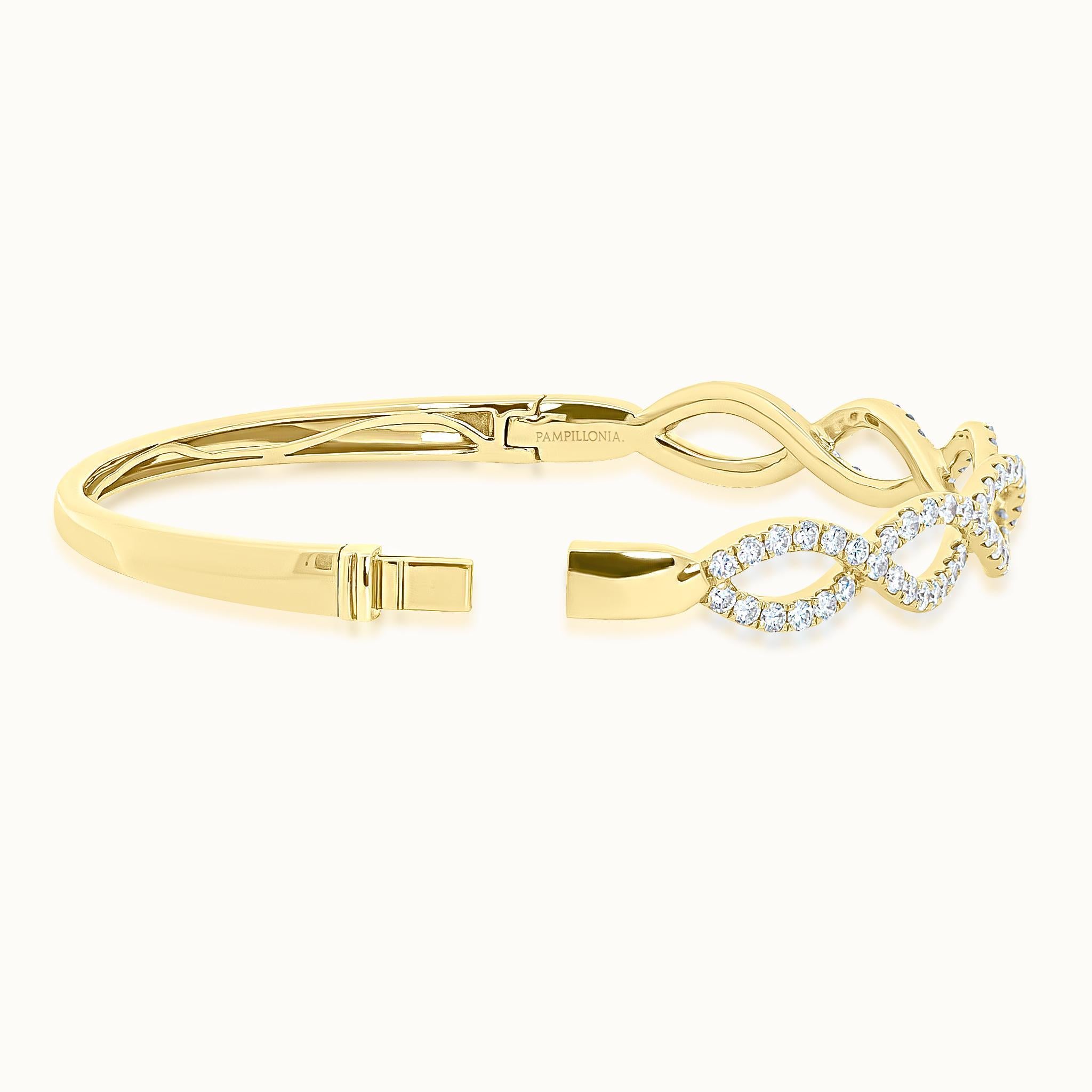 Infinity Diamond Bangle