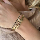 Snake Diamond Cuff