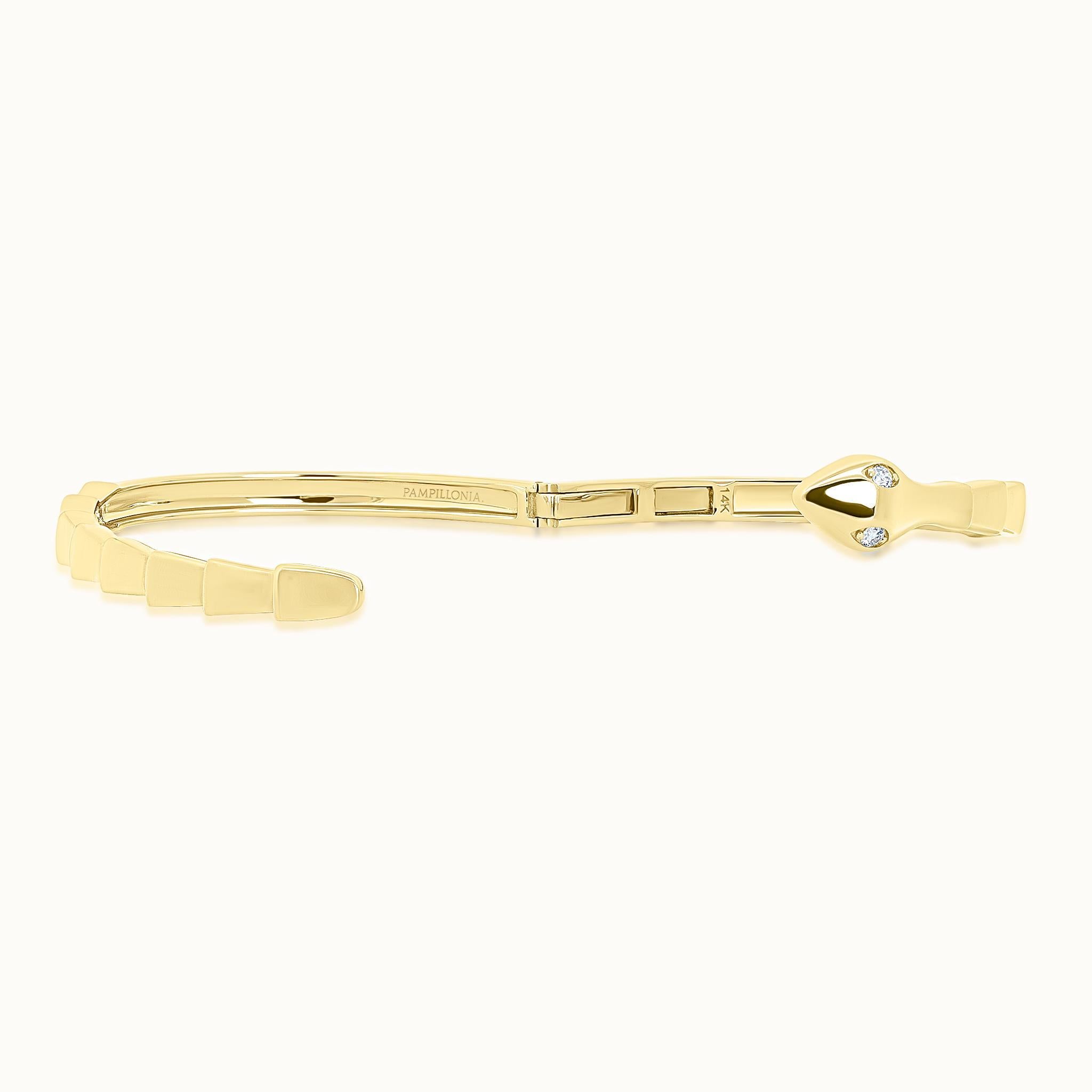 Snake Diamond Cuff