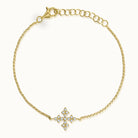 Maltese Cross Diamond Bracelet