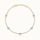Signature Two-Tone Diamond Station Bracelet