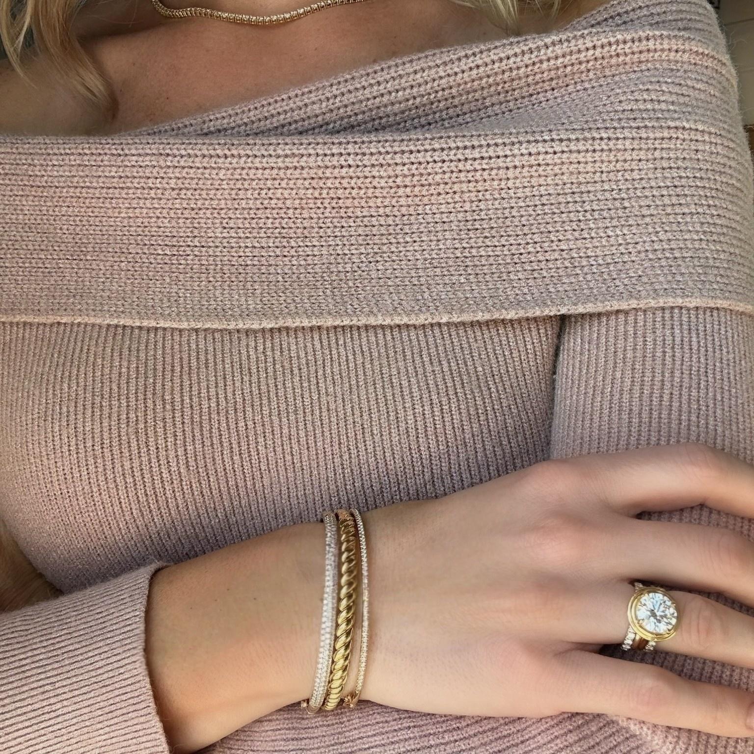 Twisted Rope Bangle
