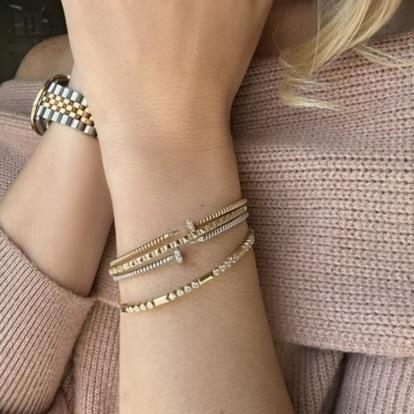 Diamond Nail Flex Bangle