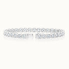 Round Bezel Set Line Bracelet