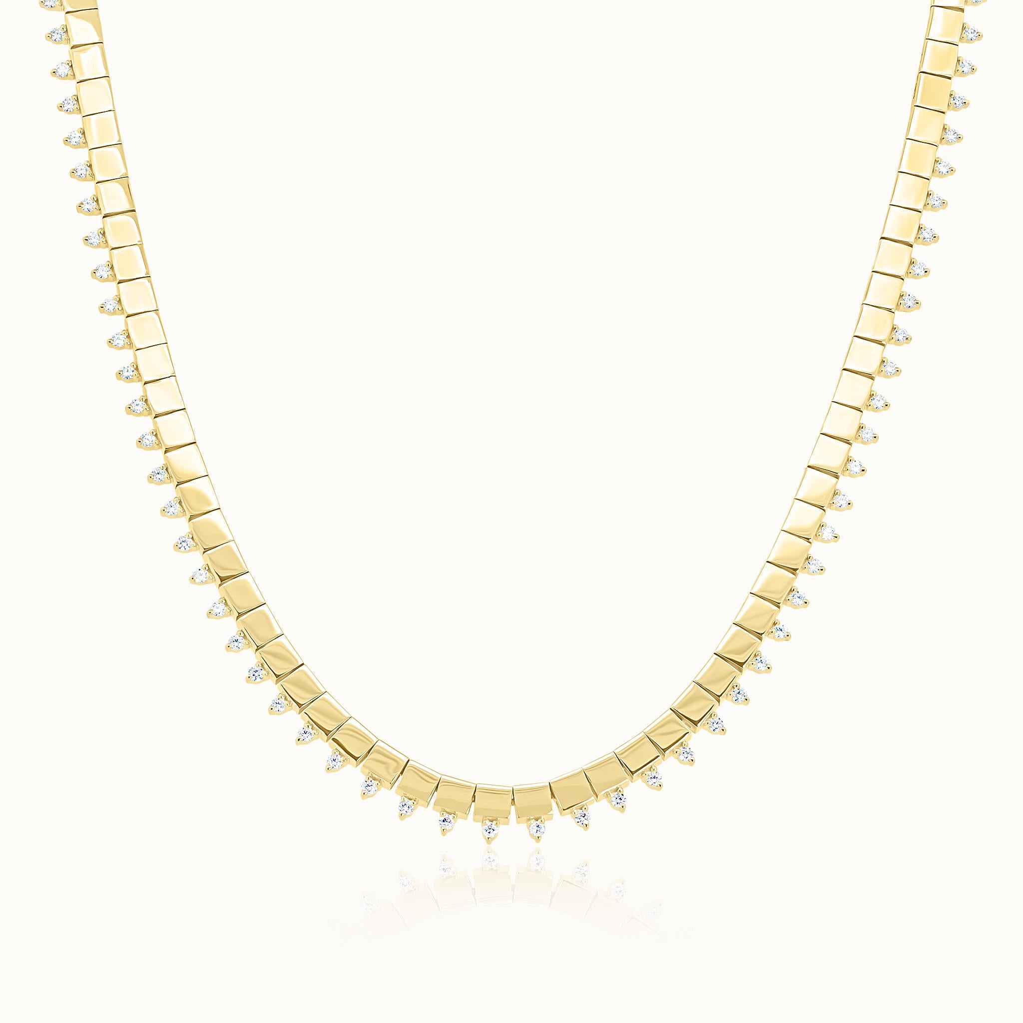 Diamond Spike Necklace
