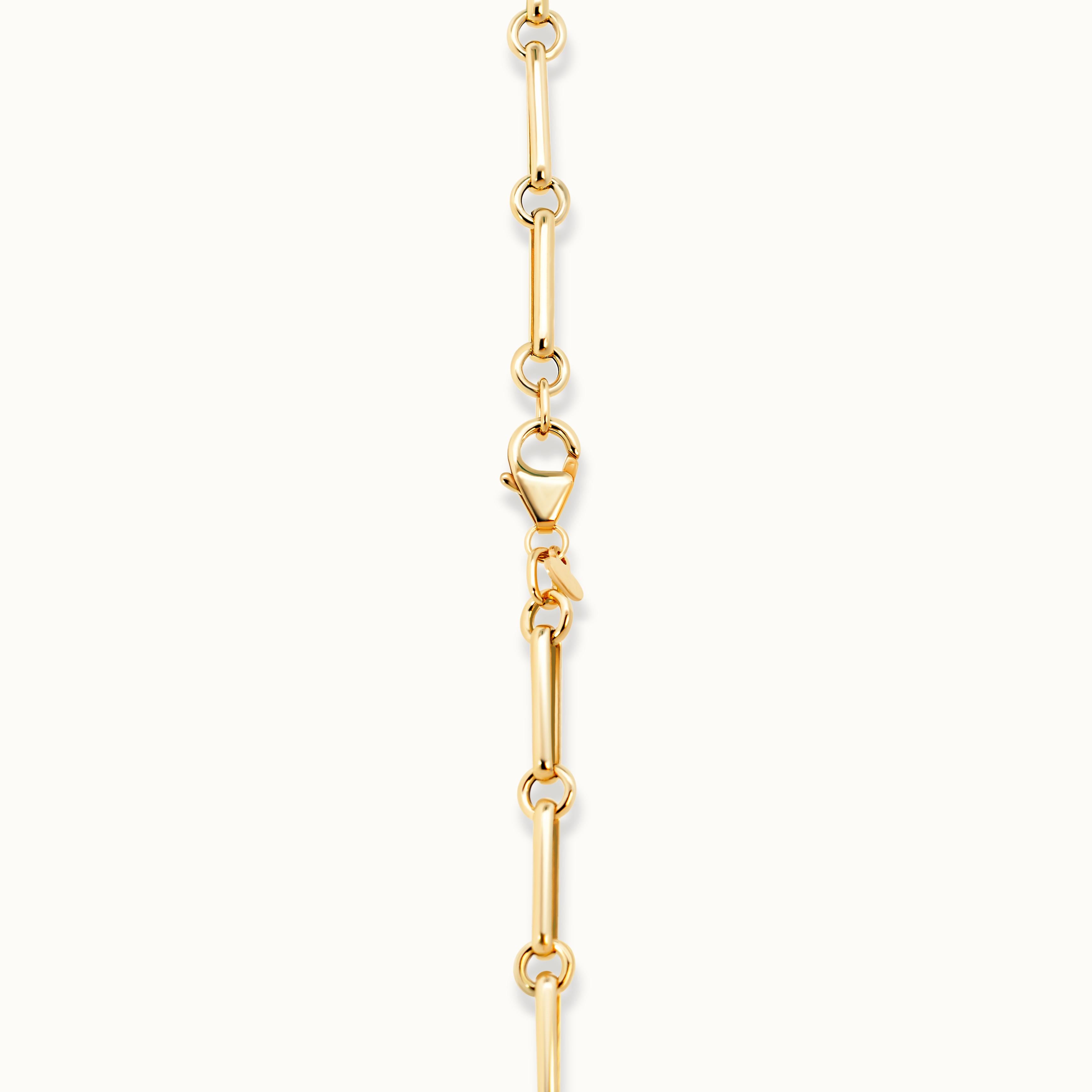Paperclip & Circle Link Chain