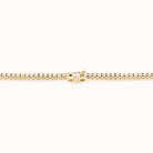 Blue Sapphire Line Necklace
