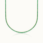 Emerald Line Necklace