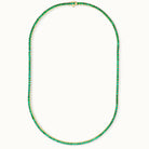 Emerald Line Necklace