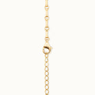 Bar & Circle Link Chain with Push Lock
