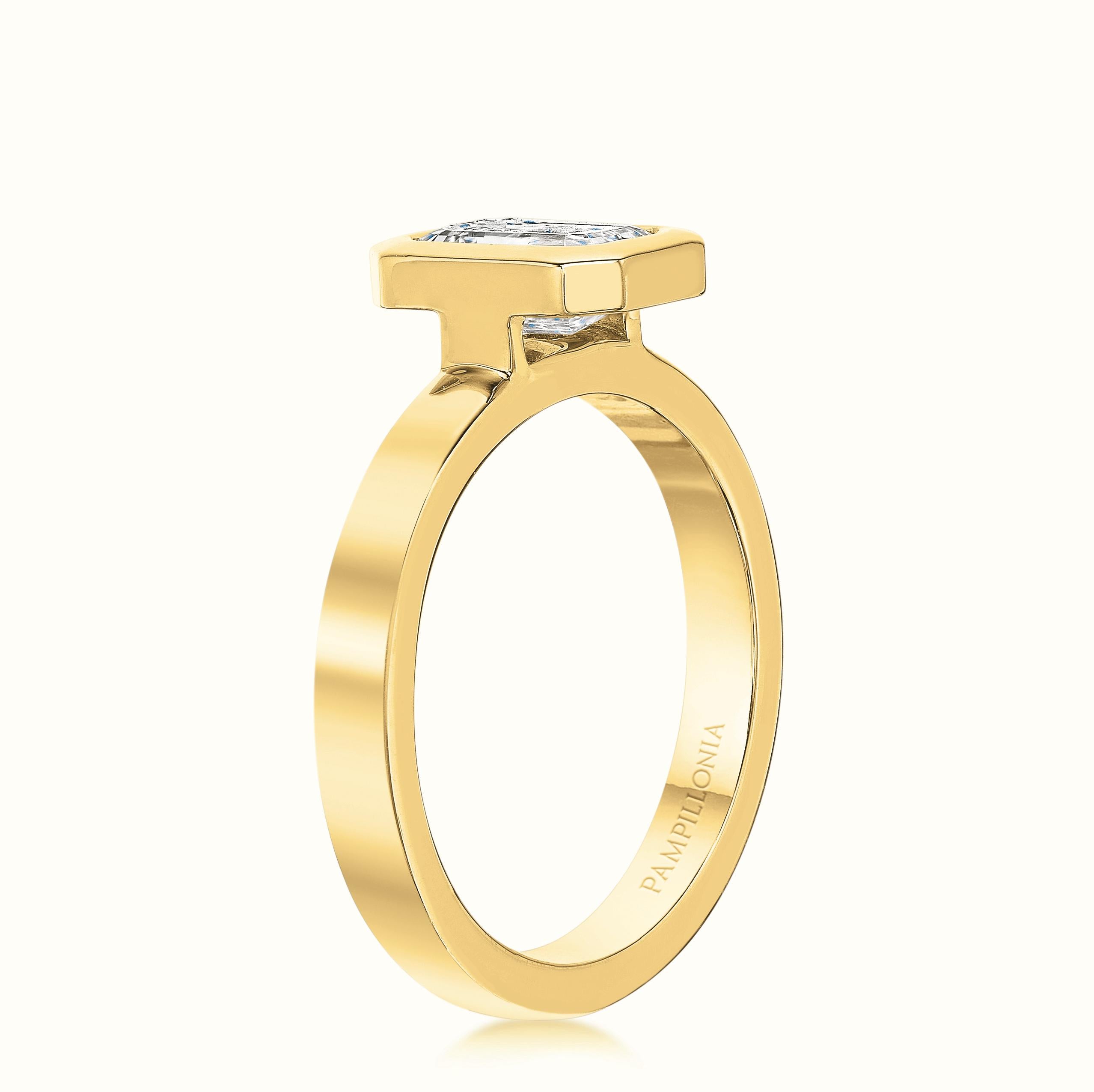 Quinn Emerald Cut Diamond Ring 1.00 ct