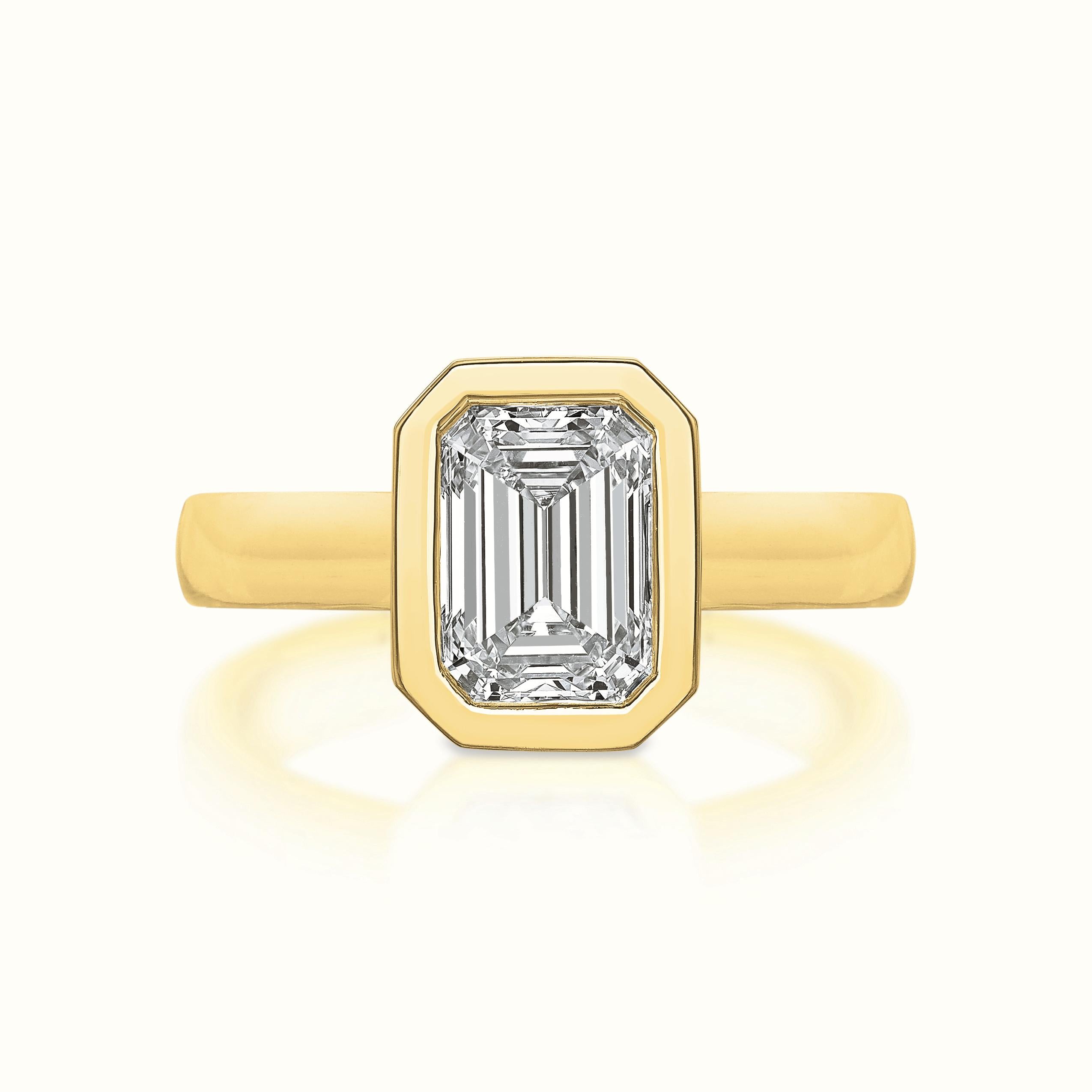 Quinn Emerald Cut Diamond Ring  1.70 ct