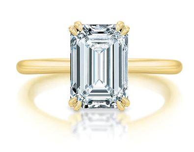 Lennon Emerald Cut Diamond Solitaire