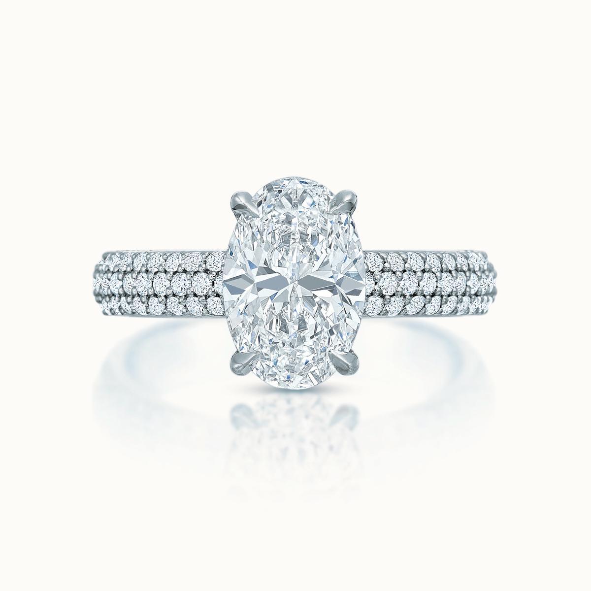 Kathleen Solitaire Oval Diamond