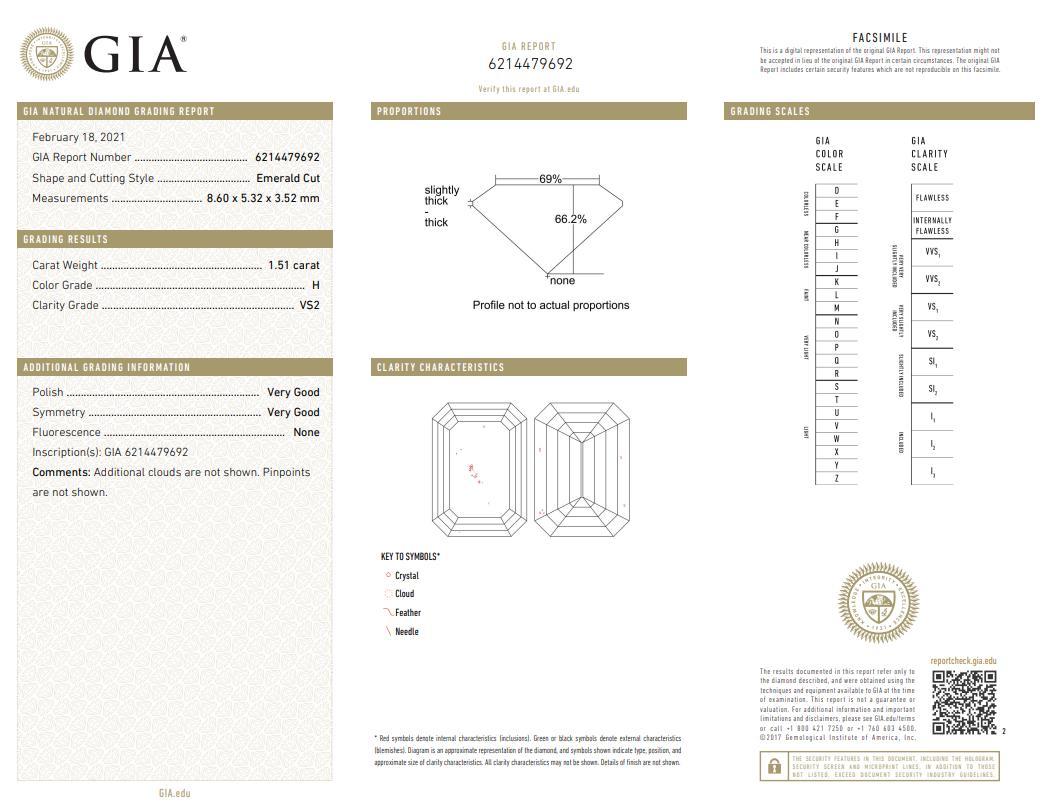 Kate Diamond Halo Emerald Cut
