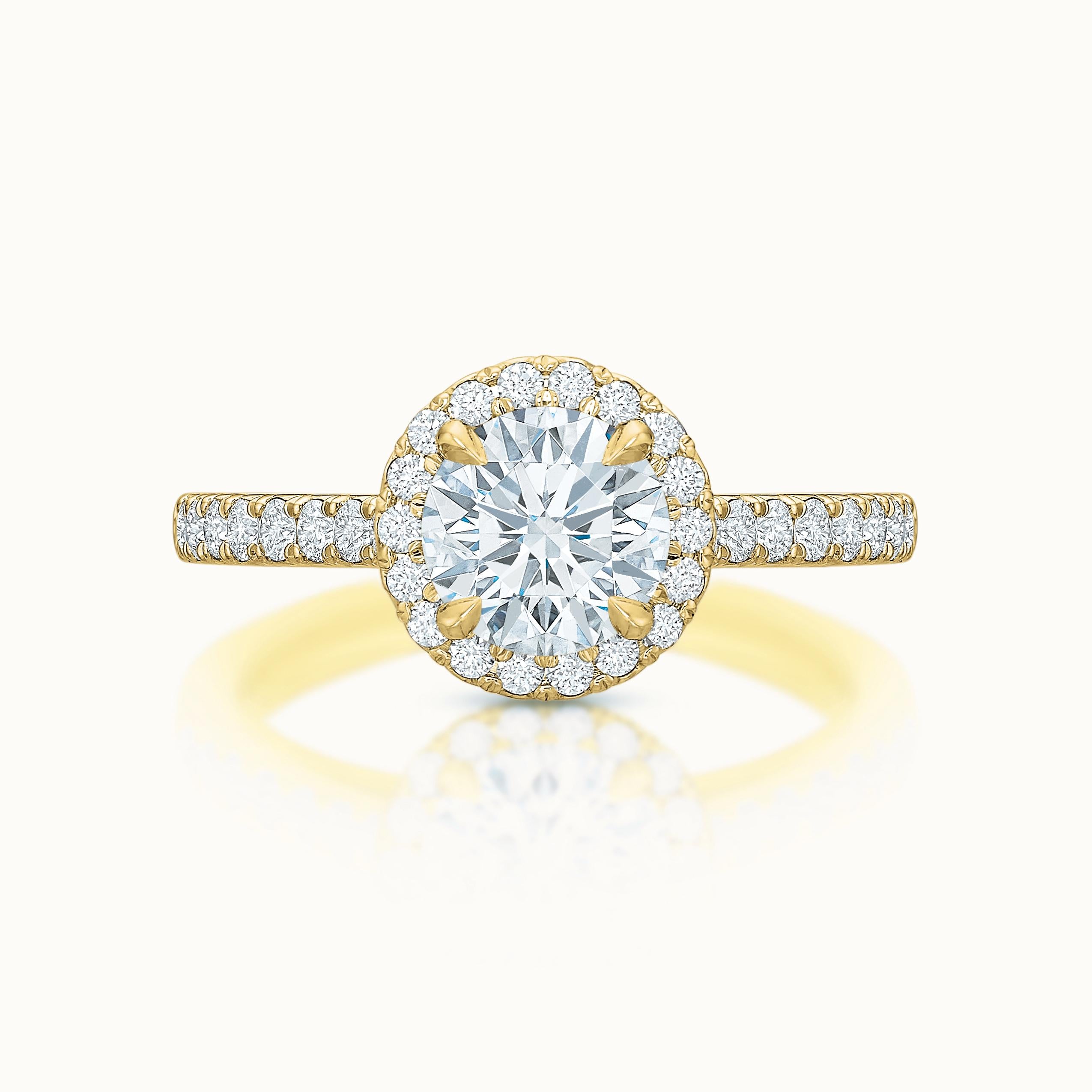 Kate Diamond Halo Round