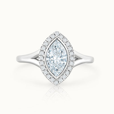 Gabriella Diamond Halo Marquise