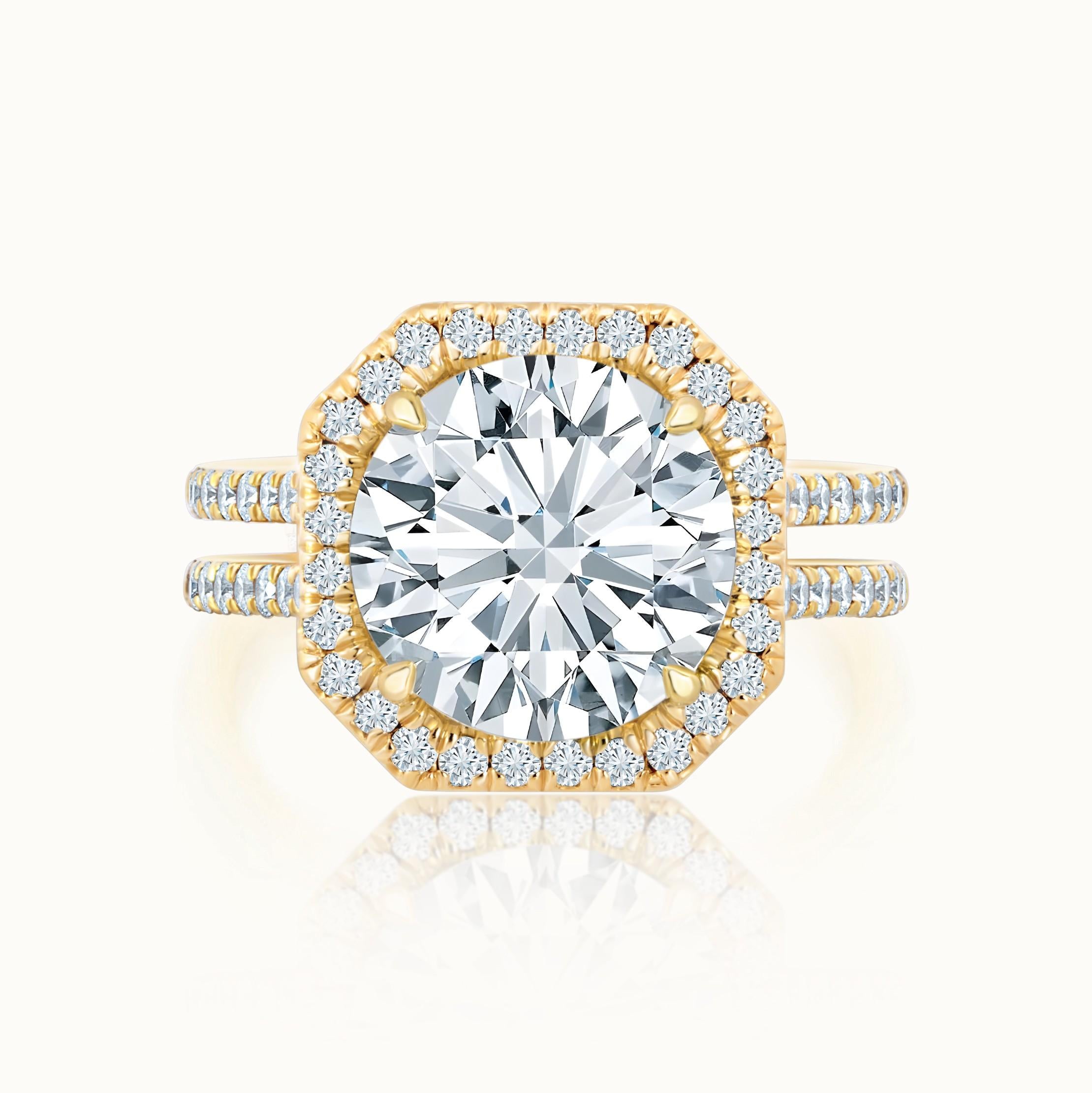 Gabriella Diamond Halo Round