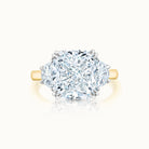 Taylor Three Stone Diamond Cushion