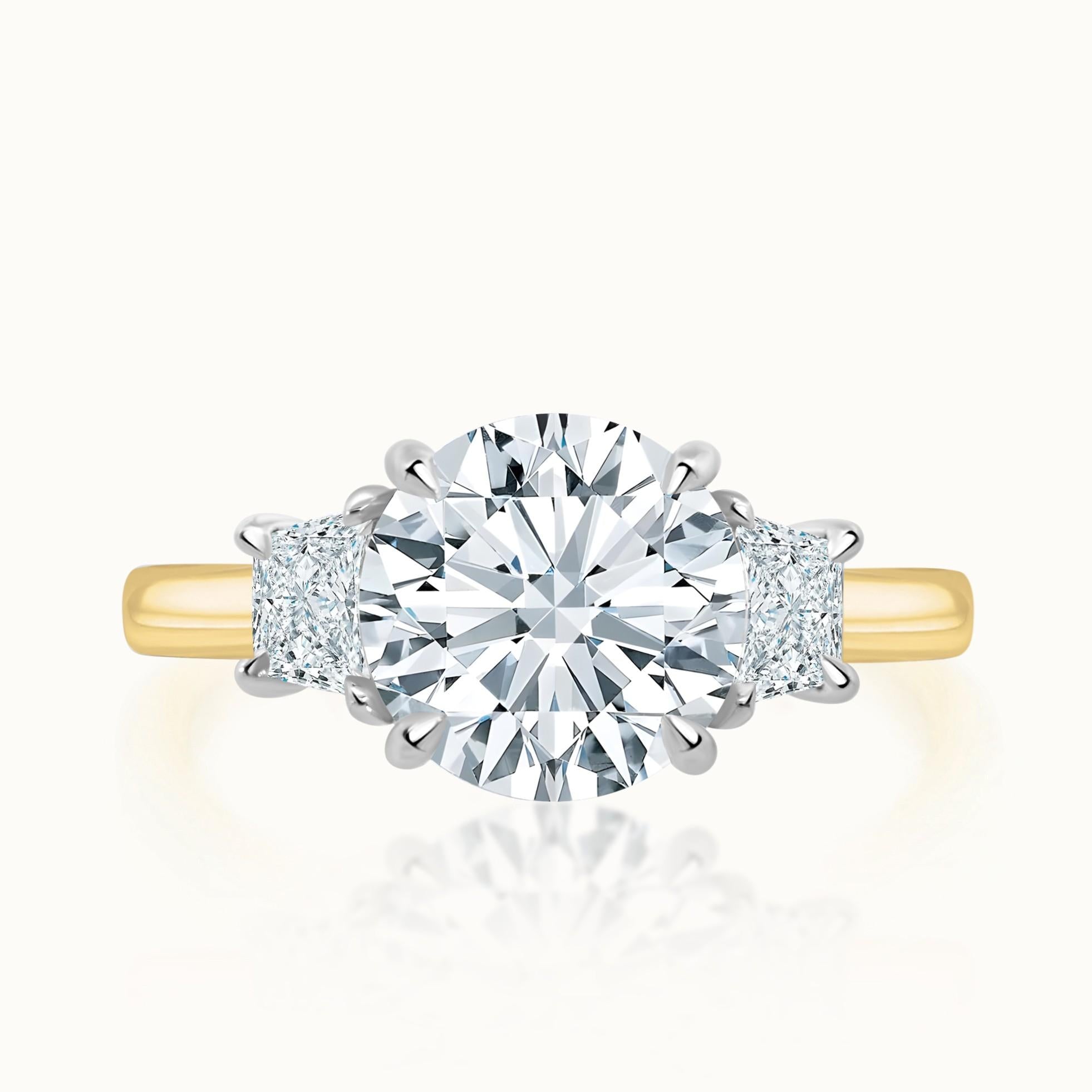 Lennon Round Diamond Three Stone