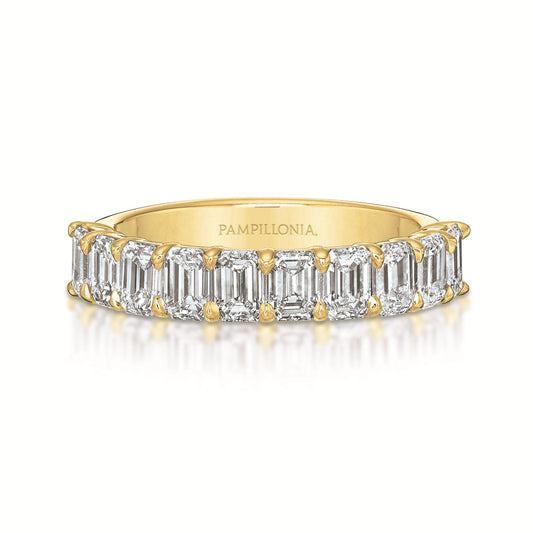 Savannah Emerald Cut Diamond Band