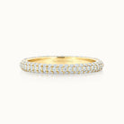 Kathleen Rolled Pave Eternity Band