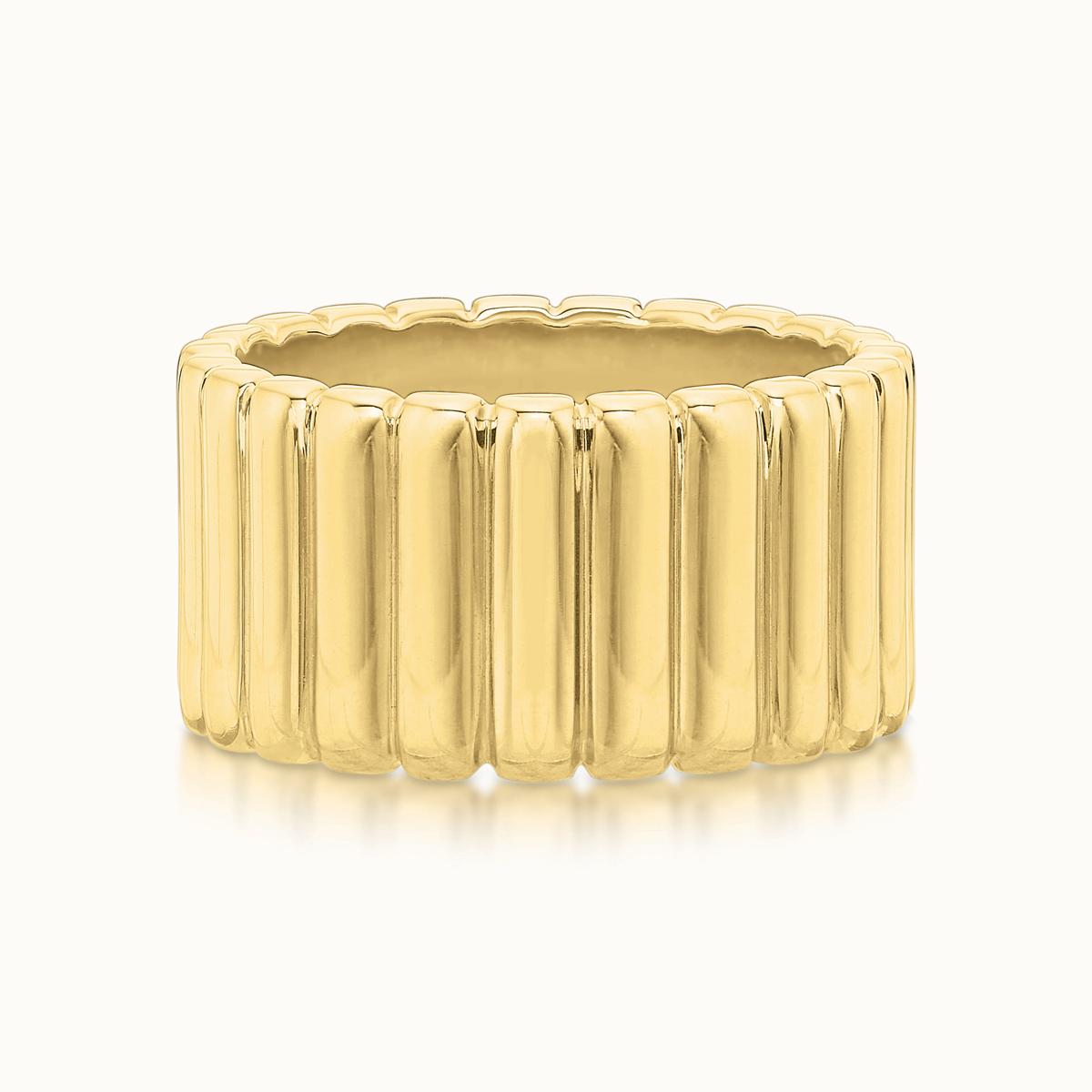 Aubri Statement Fluted Band