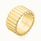 Aubri Statement Fluted Band