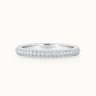 Kathleen Rolled Pave Eternity Band
