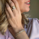 Aubri Burnished East & West Marquise Diamond Ring