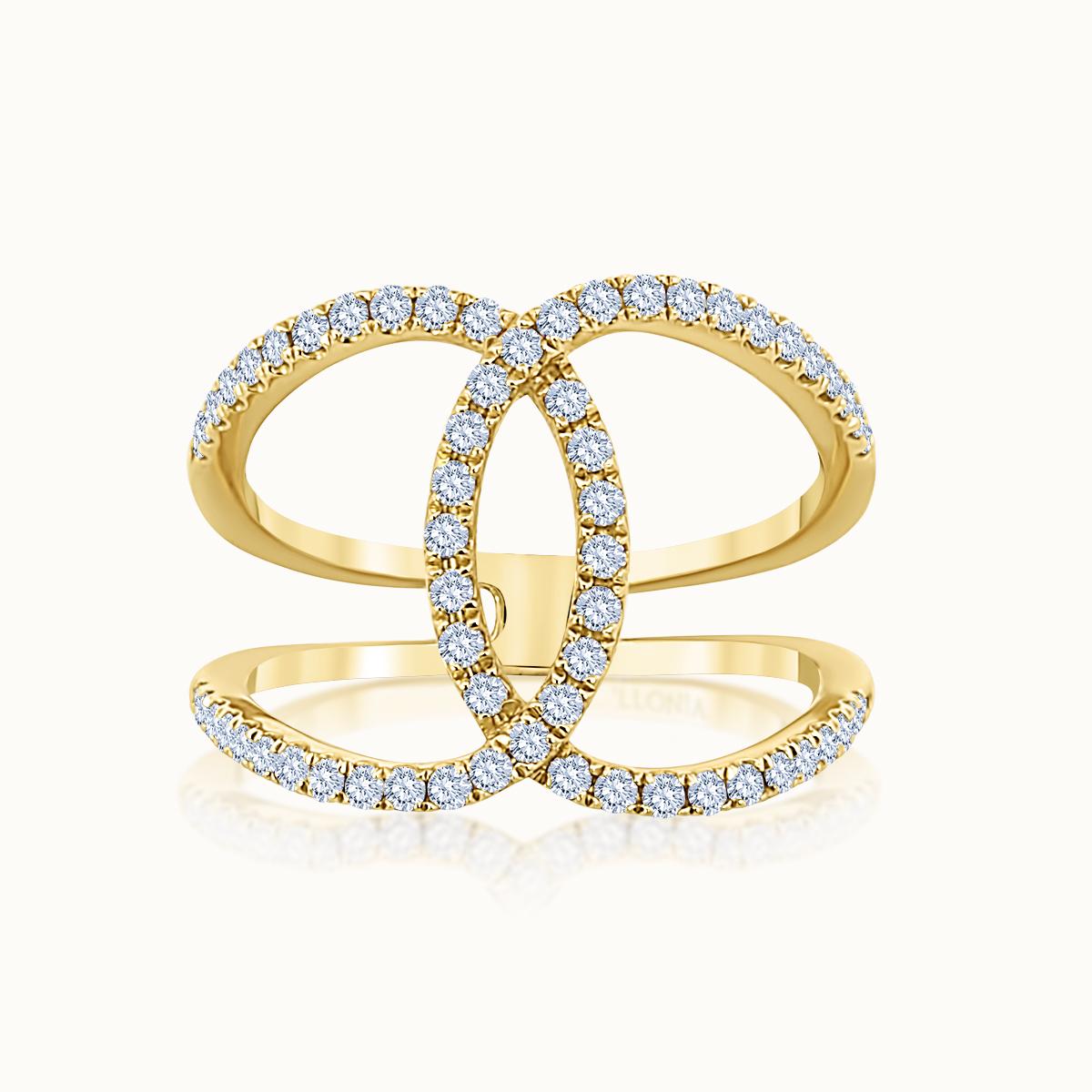 Cross Over Diamond Band