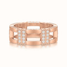 Sloane Diamond Eternity Band with Profile Accent