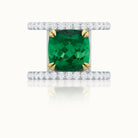 Lennon Tourmaline Double Band Ring