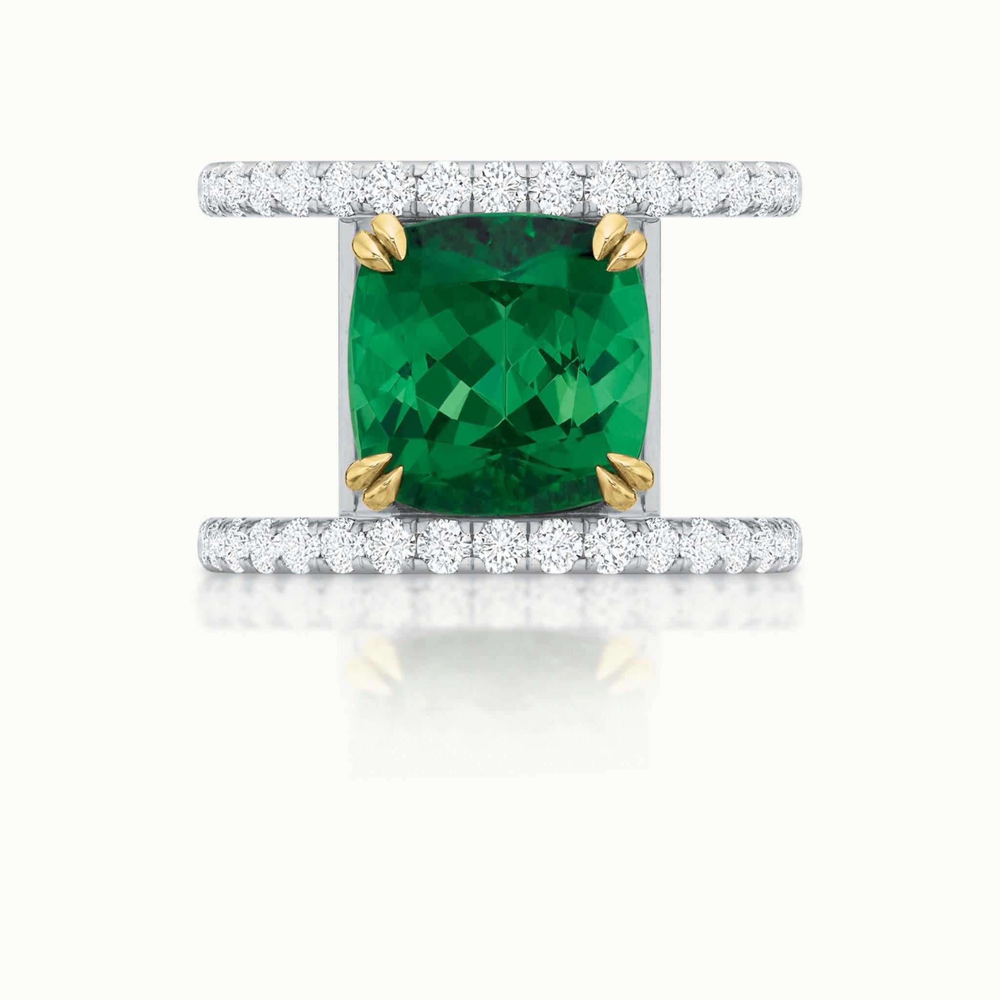 Lennon Tourmaline Double Band Ring
