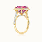 Kathleen Grand Morganite Halo