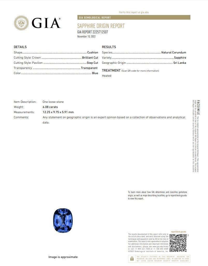 Kathleen Sapphire Three Stone Ring