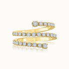 Coil Diamond Ring