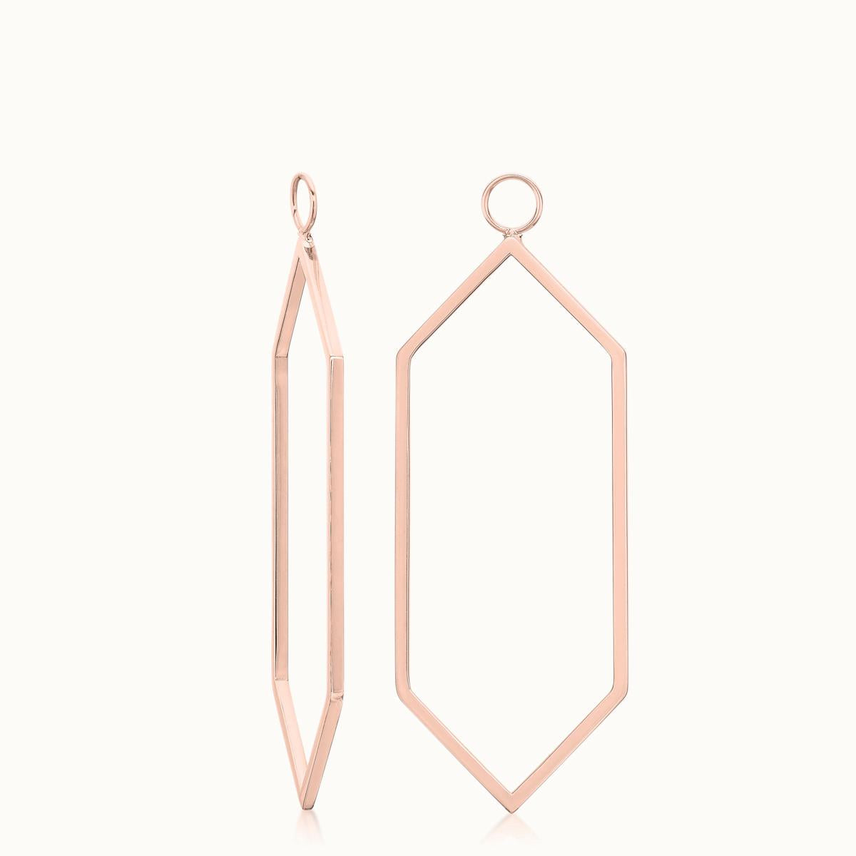 Hexagon Earring Charms