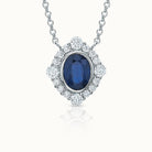 Sophia Sapphire & Diamond Necklace
