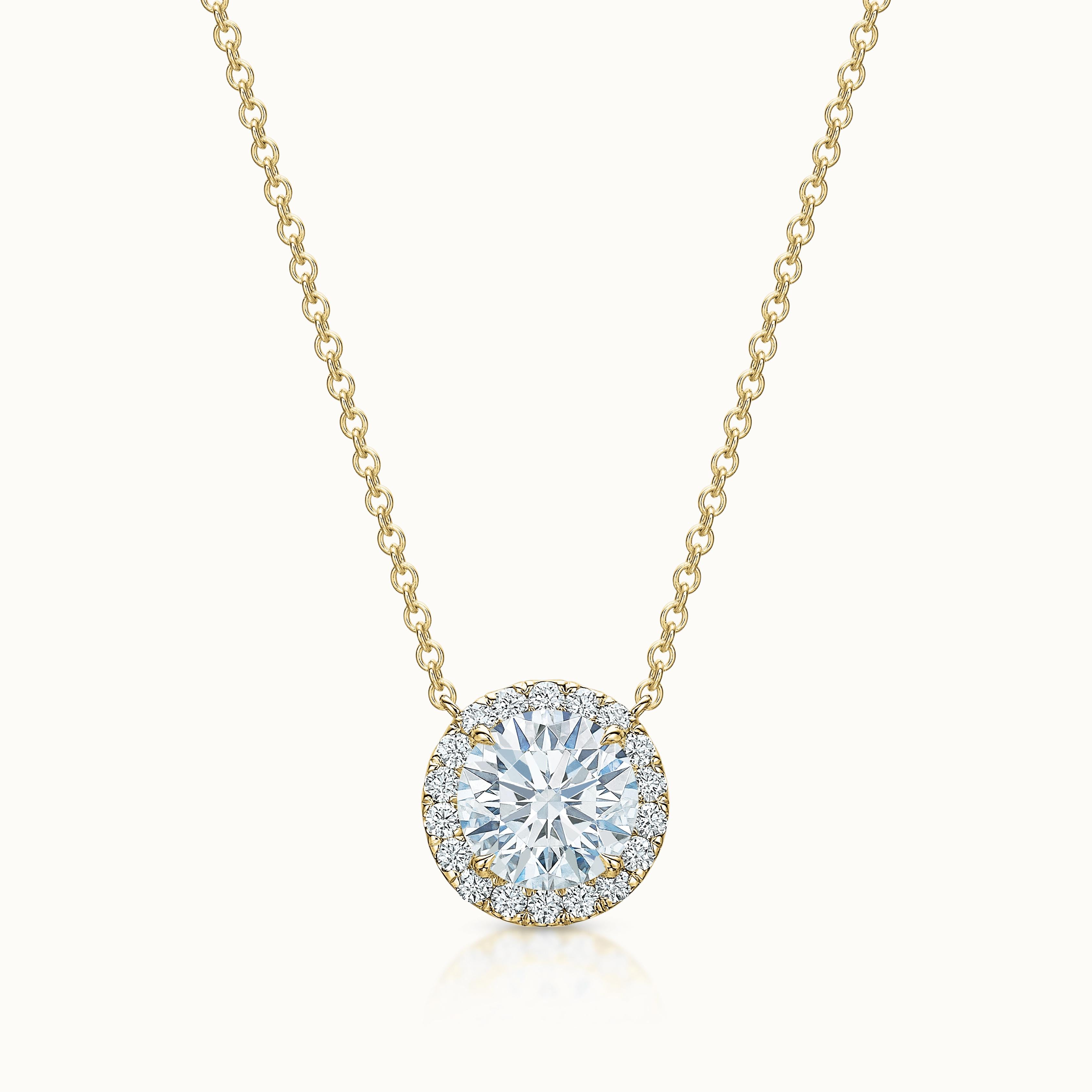 Kate Necklace Round Diamond