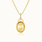 Aubri Citrine Necklace