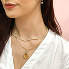 Aubri Citrine Necklace