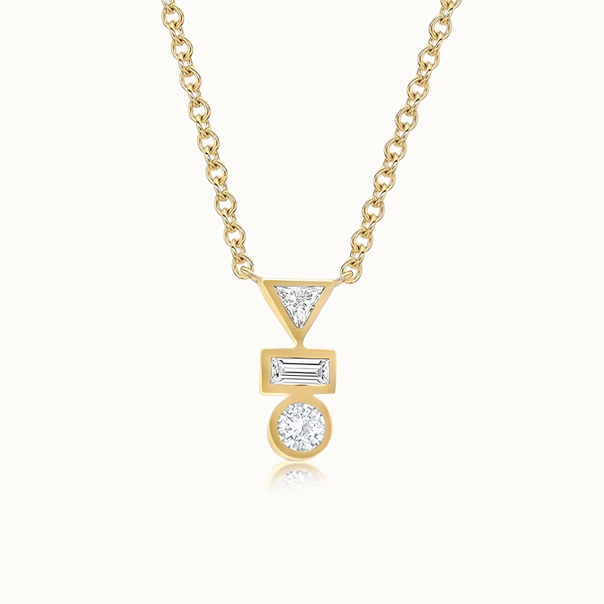Aubri Necklace Mixed Diamond
