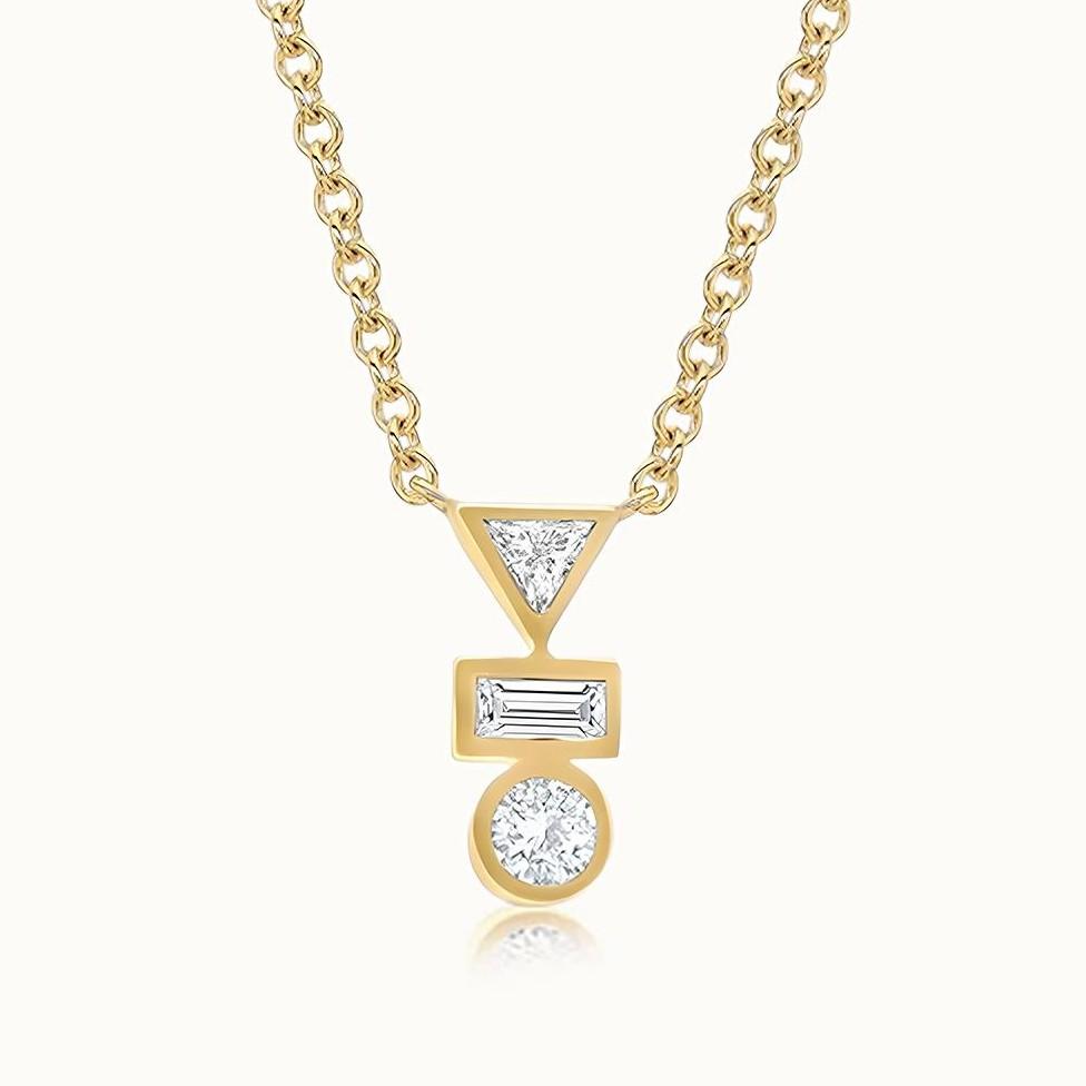 Aubri Necklace Mixed Diamond